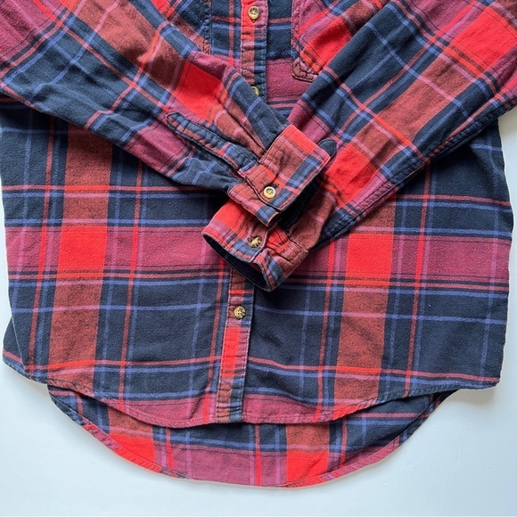 Urban Outfitters BDG Plaid Flannel Shirt Button Down Casual Shirt Top Sz S - Picture 13 of 15